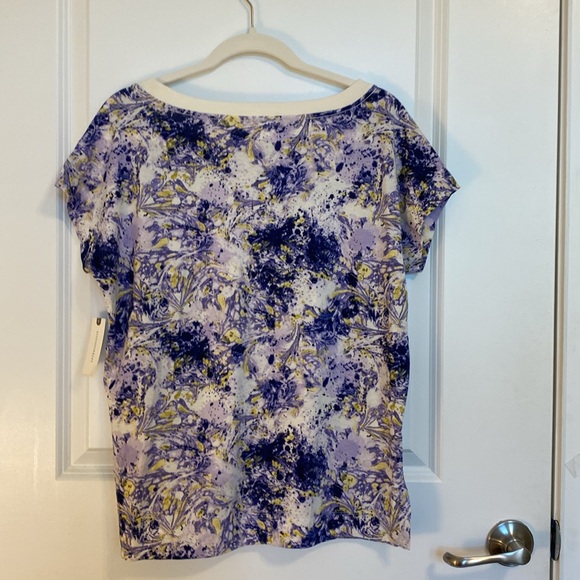 NWT Anthropologie Boxy Graphic Abstract Tee T-shirt - Picture 6 of 8